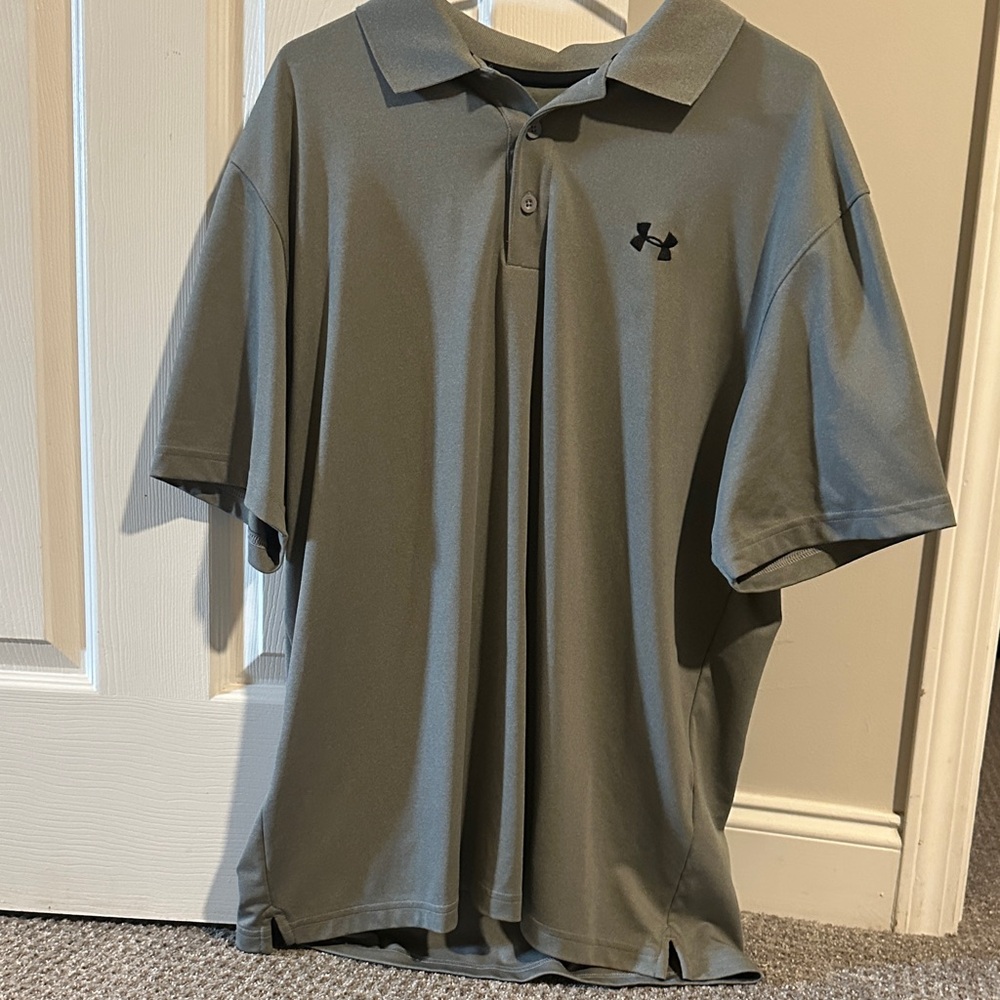 Under Armour Men's Gray Performance Polo